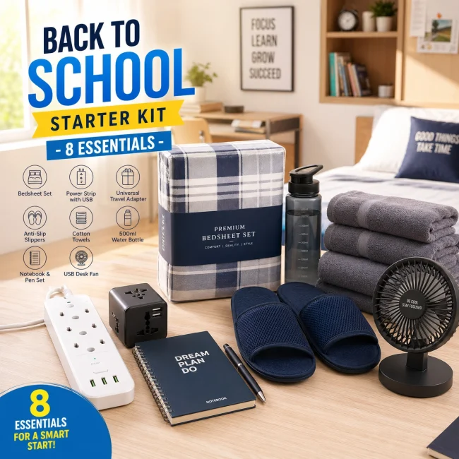 2026开学季宿舍必备全能套装